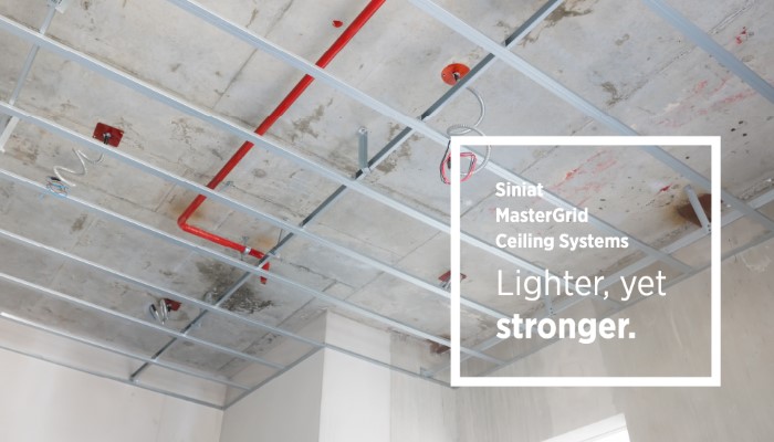 Siniat’s new MasterGrid Ceiling Systems Siniat’s new MasterGrid Ceiling Systems 